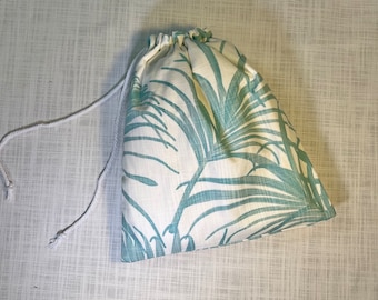 Hair Dryer Bag-Travel Hair Dryer Bag-Large Cosmetic Bag-Monogrammed Hair Dryer Bag-Monogrammed Make-up Bag-Palm Tree Bag