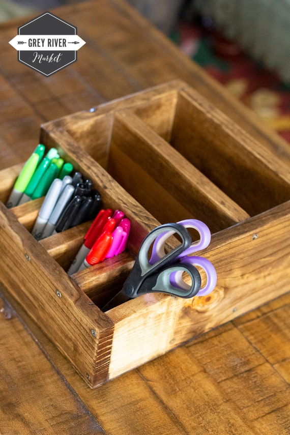 Art Caddy College Dorm Desk Organizer For Pens Pencils And Etsy