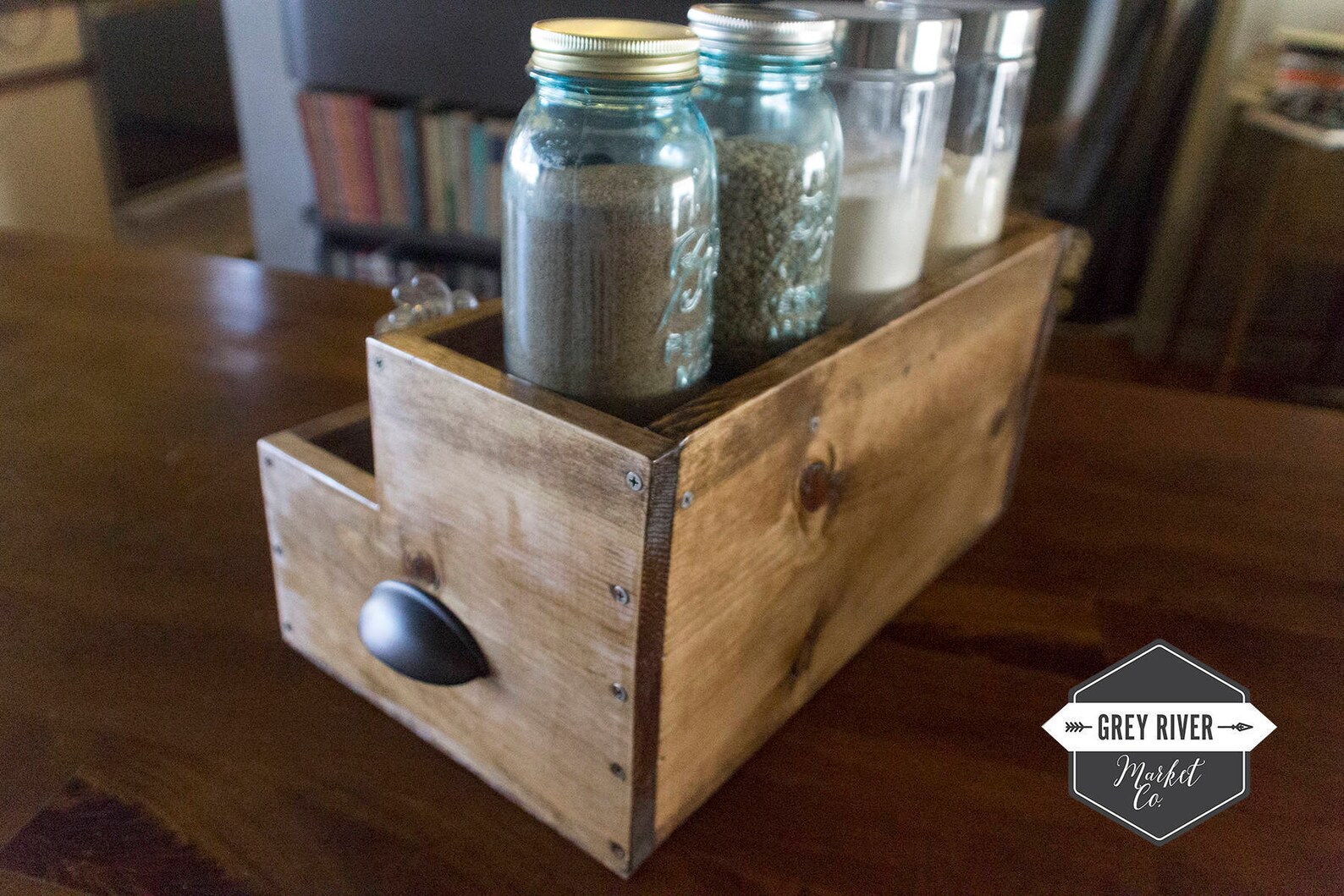 Wine and Alcohol Display / Spice Display Shelf / Tiered Etsy