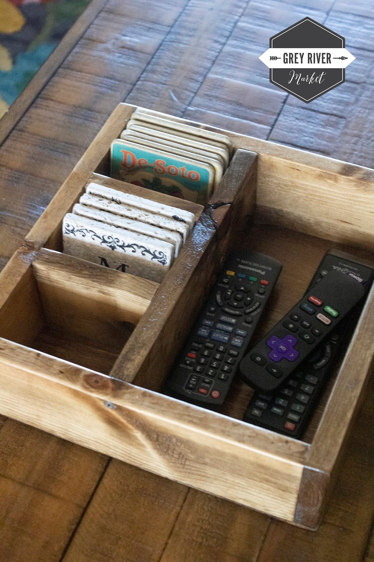 Large Remote Control Storage Box / Large Coaster Box / Remote Etsy