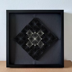 Minimalist Wall Art, Gift for her, Wall Decor, Wall Art Paper Craft, Geometric Paper Artwork, Paper Sculpture, 3D Art Wall Decor for Gift
