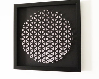 Wall Hanging Decor, Paper Art for Living Room, Paper Craft Minimalist 3D Paper Art for Gift