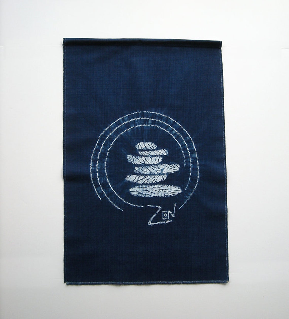 Zen Motif Wall Hanging, Peace of Mind Japanese Zen Tapestry, Zen Decor ...