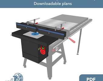 Woodworking Plans - Router Table | Shop or Garage Tool Plans