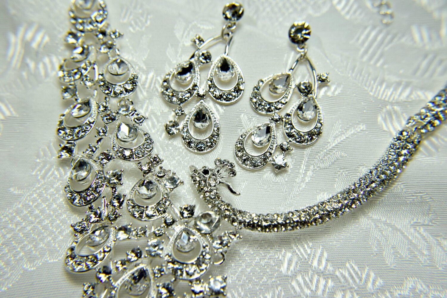 Art Deco necklace set Gatsby necklace set 1920s roaring