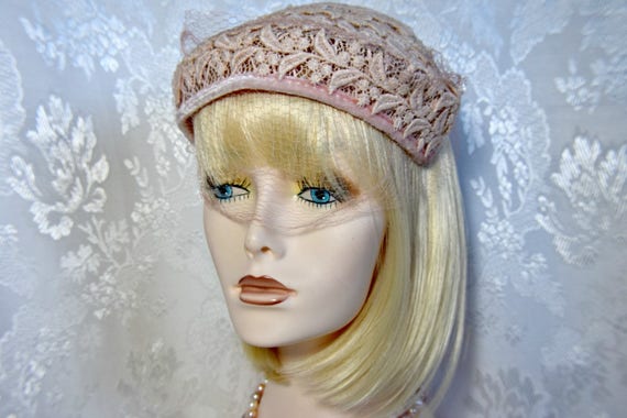 Victorian headpiece Juliet headpiece, Dusty Rose P