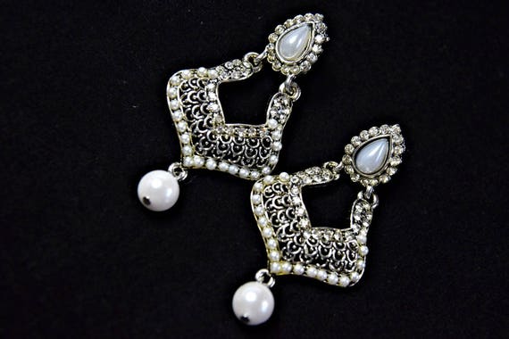ART DECO earrings Gatsby earrings PEARL Earrings 1
