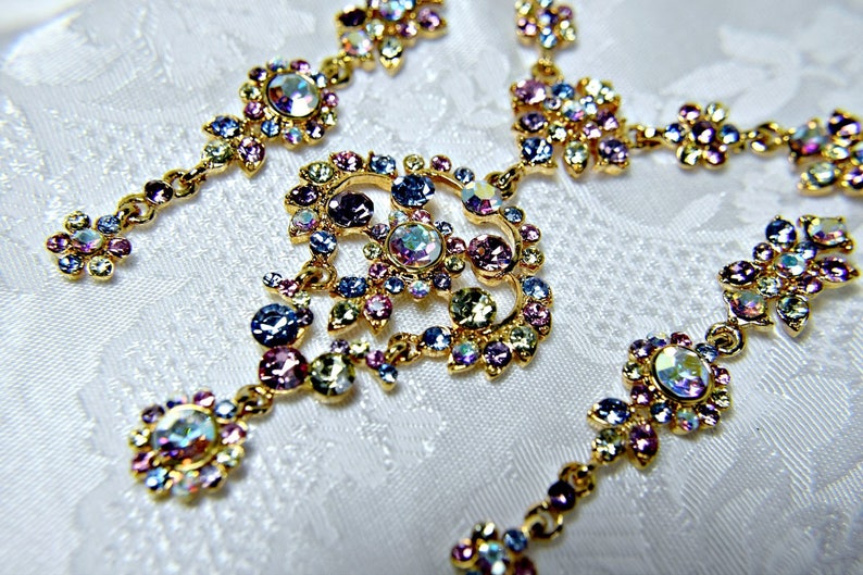 ART DECO necklace set Gatsby necklace set 1920s Roaring 20s Styl ART DECO necklace set Gatsby necklace set 1920s Roaring 20s Styl