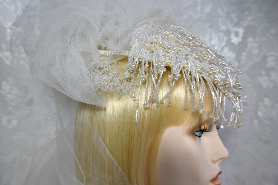 VINTAGE Wedding Headpiece GATSBY STYLE Vintage Art