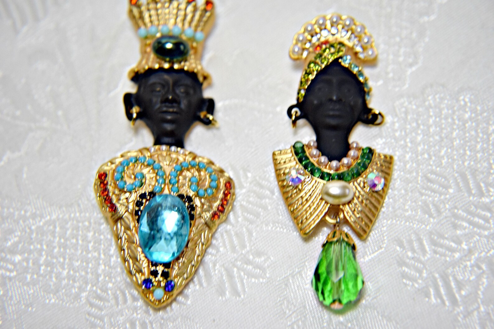 BLACKAMOOR BROOCH Africa African Brooch Ethnic Tribal brooch Etsy