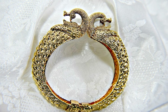 PEACOCK BRACELET, Art Deco bracelet, Gatsby bracel