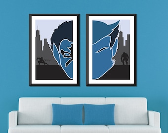 Marvel Minimalista: Conjunto de Nightcrawler y Bestia