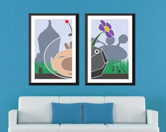 Pikmin Minimalista: Capitán Olimar y Rock Pikmin Set