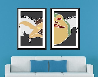 Star Wars Minimalista: Salacious Crumb y Jabba the Hutt Set