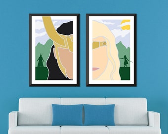 Marvel Minimalista: Loki y Sylvie Set