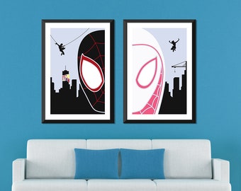 Marvel Minimalista: Set de Miles Morales y Gwen Stacy