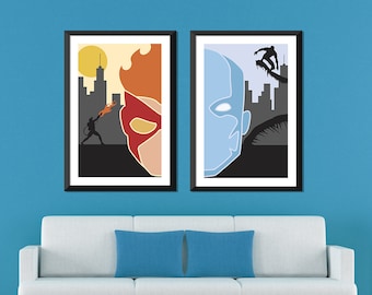 Marvel Minimalista: Set de Pyro y Iceman