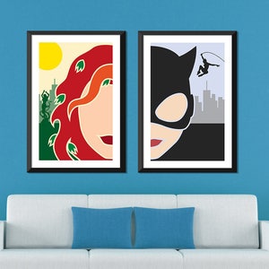 DC Minimalist: Poison Ivy & Catwoman Set