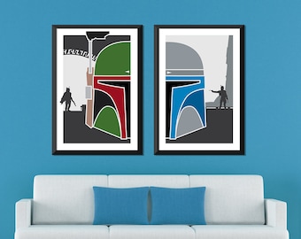 Star Wars Minimalista: Set de Boba Fett y Jango Fett