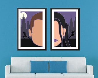 Marvel Minimalista: Conjunto Hawkeye y Kate Bishop