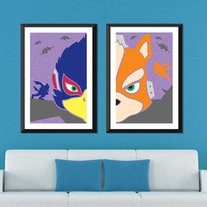 Star Fox Minimalist: Falco & Fox Set