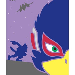 Star Fox Minimalist: Falco & Fox Set - Etsy