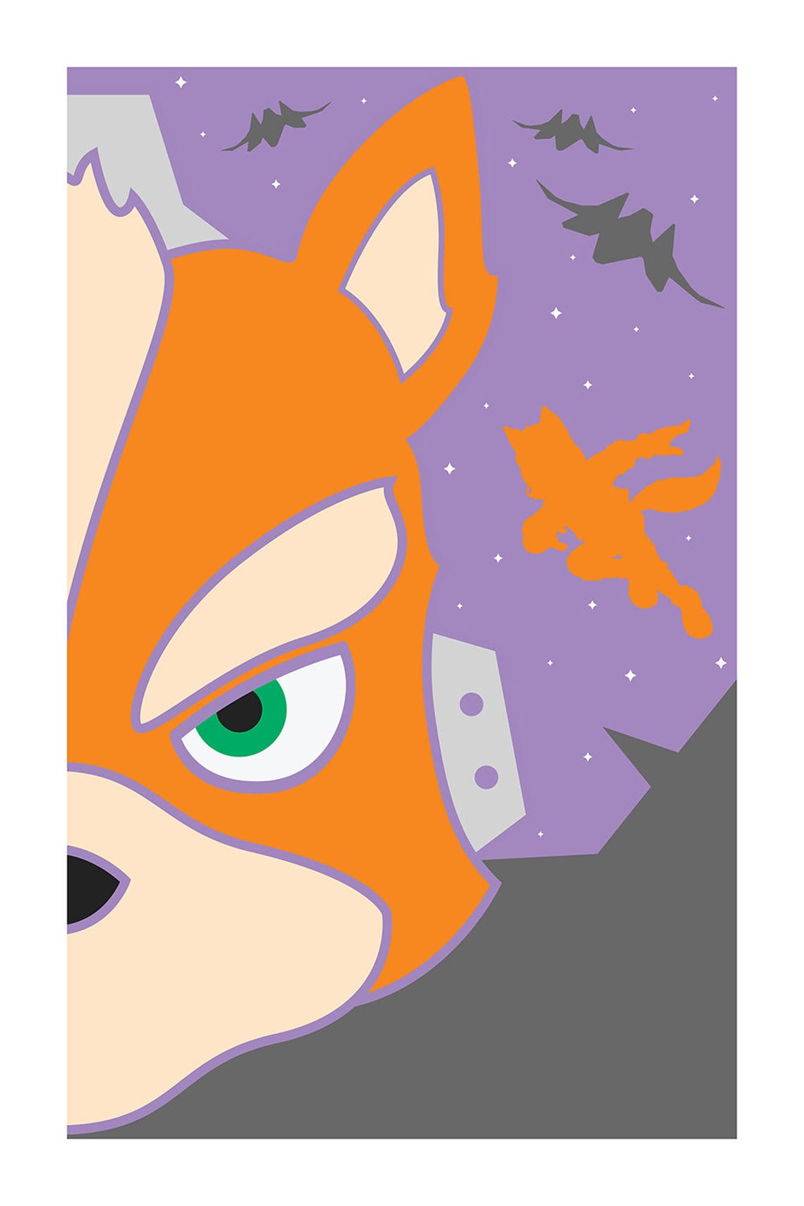 Star Fox Minimalist: Falco & Fox Set - Etsy