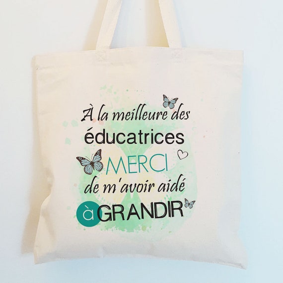 Lisa Ann Tote Sac shopping coton beige naturel Shopping Bag cadeau