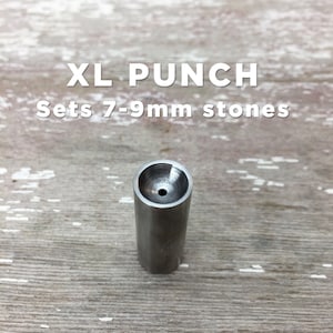 XL setting punch • Sets 7-9mm stones • Made in Milwaukee!