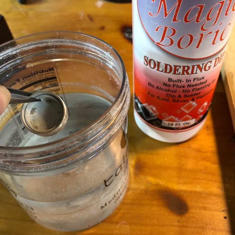Liquid flux our favorite Magic Boric Soldering Dip for gold Etsy