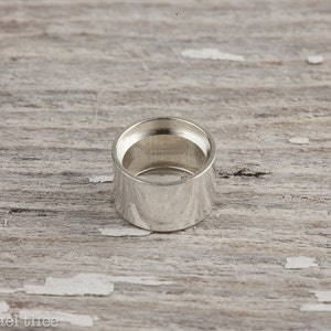 5-pack 1.5mm readymade tube settings, sterling silver