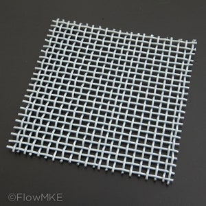 Heavy-duty grate for soldering tripod, extra-thick steel mesh, 6"/16cm square