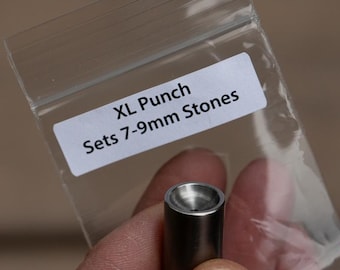 Last of stock! XL setting punch • Sets 7-9mm stones • Made in Milwaukee