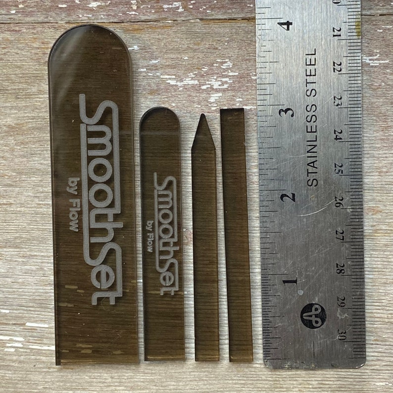 SmoothSet HS acrylic bezel pushers, 4-pc set for hand-setting or hammer-setting Made in Milwaukee image 2