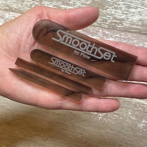EXCLUSIVE! SmoothSet HS acrylic bezel pushers, 4-pc set for hand-setting or hammer-setting • Made in Milwaukee!