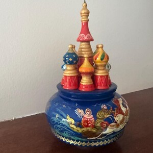 Ancienne Boîte à Musique / Coffret à Bijoux En Régule – Motif Cathédrale De Cologne