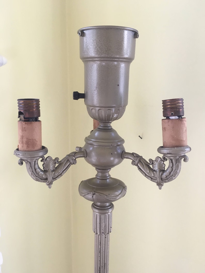 Vintage 1930's Rembrandt Brass Torchiere Floor Lamp Ornate | Etsy