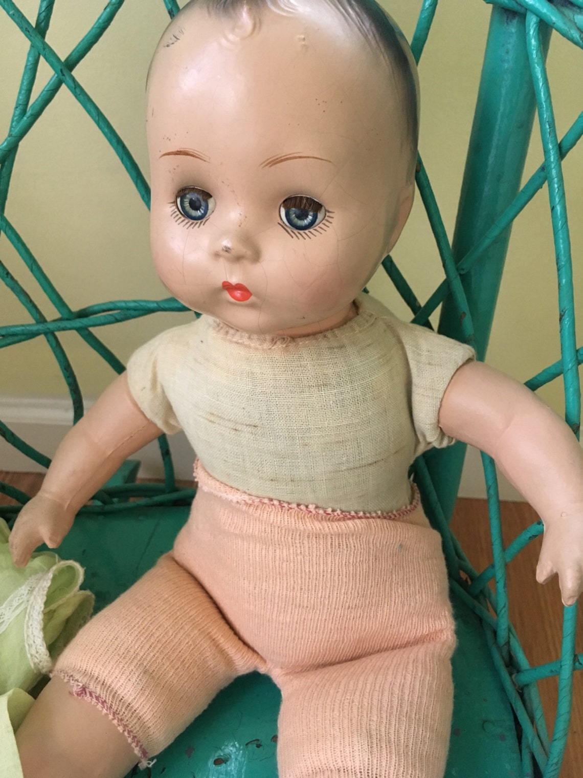 Antique ABC Toys Composition Baby Doll 1930's Composition Etsy