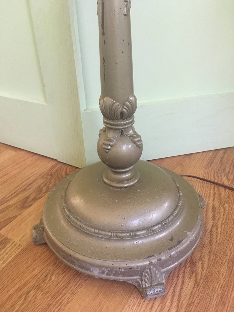 Vintage 1930's Rembrandt Brass Torchiere Floor Lamp Ornate | Etsy