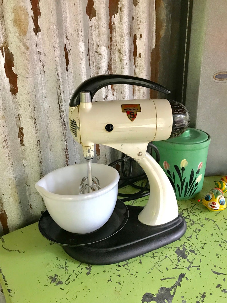 Vintage 1940's Sunbeam Mixmaster Model 7 10 Speed Retro Etsy