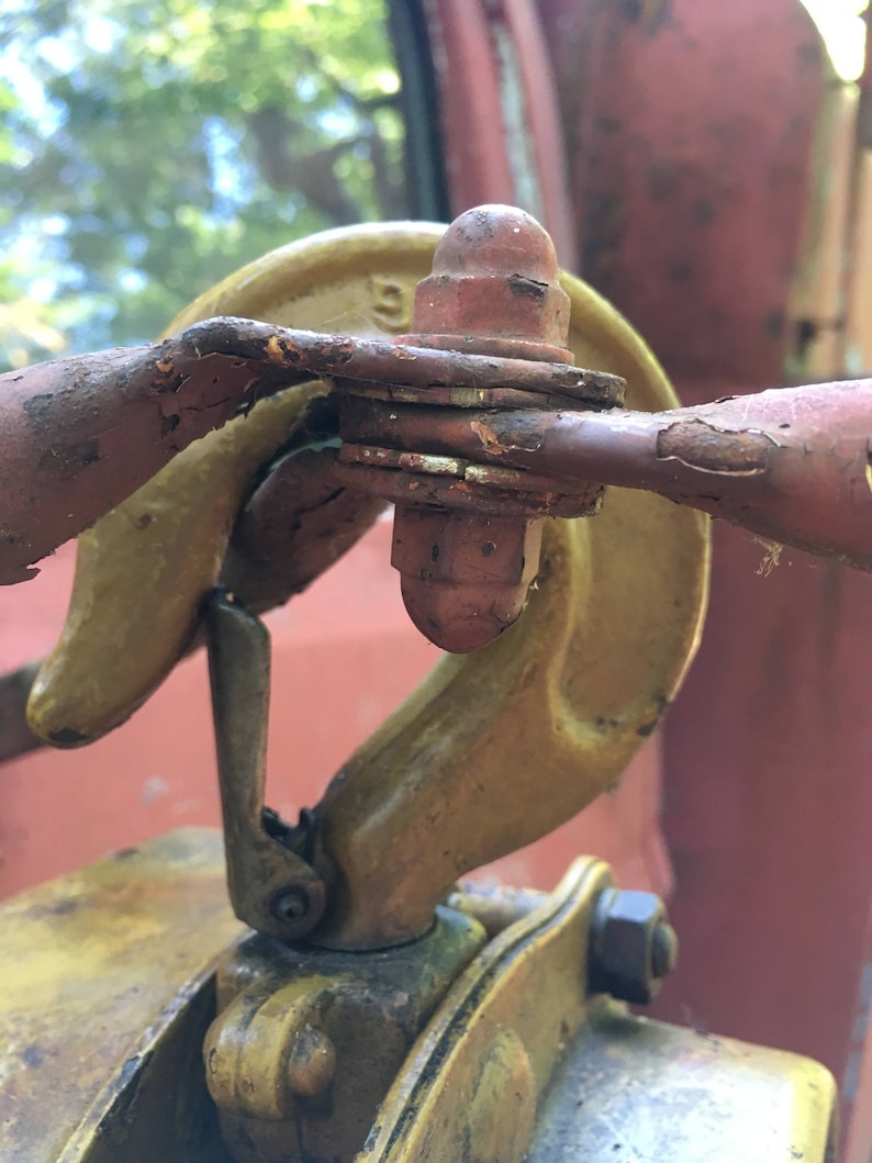 Vintage Yale One Ton Chain Hoist Chain Fall Model SH1 20ft Etsy