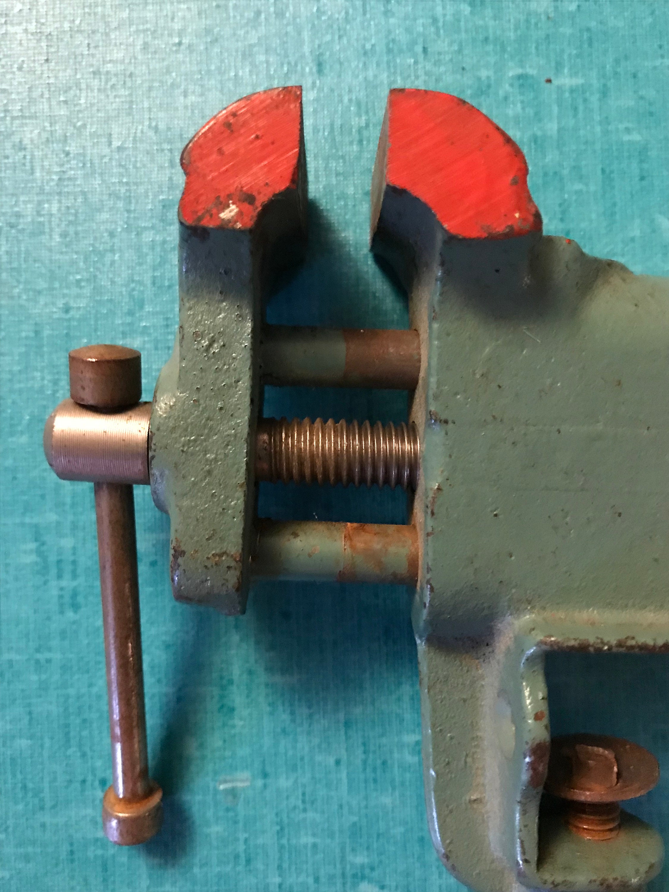 Vintage Small Table Vise Clamp on Bench Vise Jewelry Making Etsy