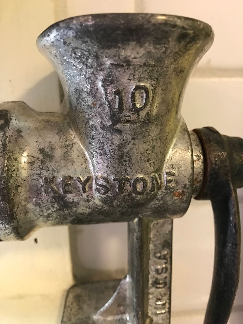 Vintage Keystone Number 10 Meat Grinder Made In Usa Boyertown 66C