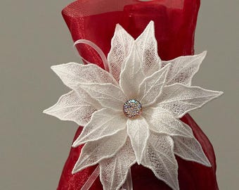 Weihnachtsstern (Spitze) Stickdatei, Maschinenstickerei, Instant Download