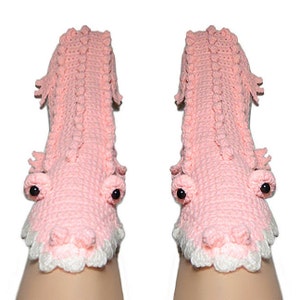 Häkeln Krokodil Alligator Hausschuhe Socken / Unisex lustige | Etsy
