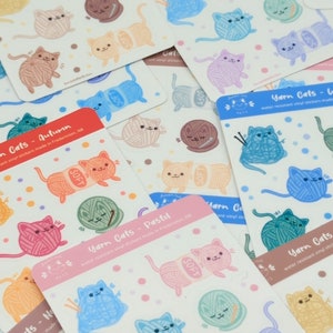Yarn Cat Sticker Sheet