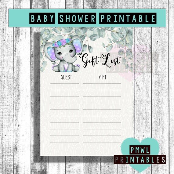 baby shower wish list ideas