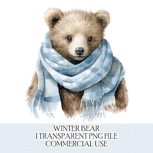 Winter teddybeer blauwe baby jongen meisje nieuwe baby verjaardag sublimatie afbeelding ontwerp kaart maken badge maken kleine commerciële gebruik downloaden