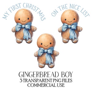 Peperkoek mijn eerste kerst clipart PNG-bestand mooie lijst afbeelding baby jongen feestelijke clipart kleine commerciële gebruik kaart maken sublimatie ontwerp