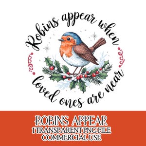 Os tordos aparecem quando os entes queridos estão por perto Design de sublimação de estilo de inverno Design de sublimação de Natal Design memorial Natal no céu